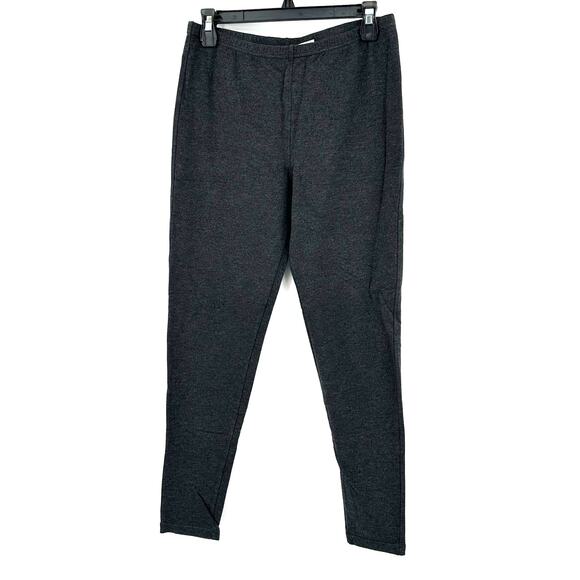 Lady Hathaway Size XL Leggings Gray Modal Stretch Yoga Athleisure Basic Casual - Picture 1 of 3